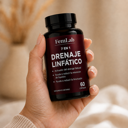 FemLab® -  Drena Naturalmente la Hinchazón del Rostro, Abdomen y Piernas